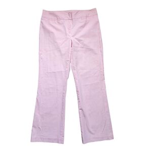 INC STRETCH Light Pink Women's Cropped Pants Cotton Size 10